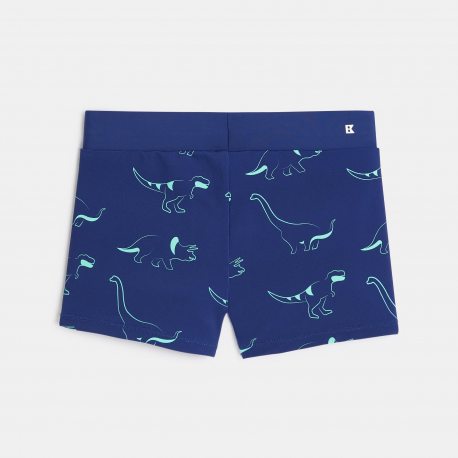 Okaidi Boys&#039; blue dinosaur motif swim shorts