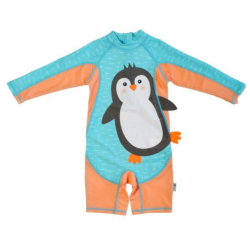Μαγιό - φορμάκι ολόσωμο Zoocchini™ Parker the Penguin 12-24 μηνών