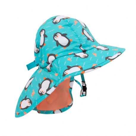 Καπέλο με αντηλιακή προστασία Zoocchini™ Parker the Penguin 6-24 μηνών
