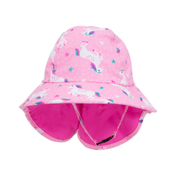 Καπέλο με αντηλιακή προστασία Zoocchini™ Una The Unicorn 6-24 μηνών