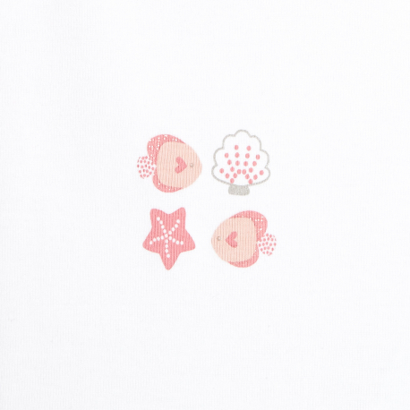 Obaibi Κορμάκι  με λεπτές τιράντες (σετ των 3) ροζ για νεογέννητα