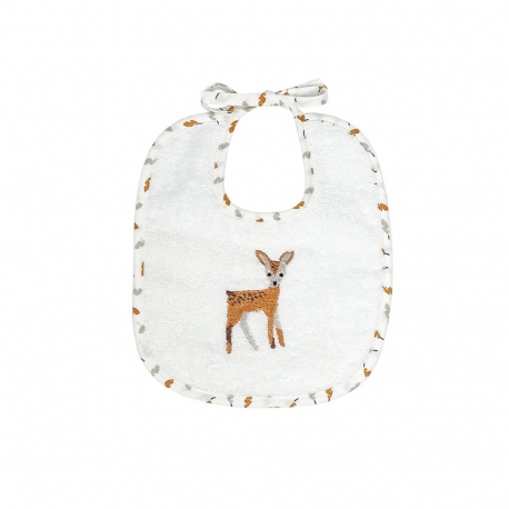 Σαλιάρα πετσετέ με κορδόνι Baby Star Forest Friends