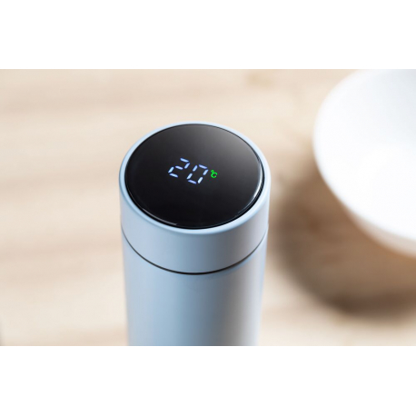 Θερμός υγρών με ψηφιακή ένδειξη θερμοκρασίας Nuvita 4455 Powder Blue 500ml