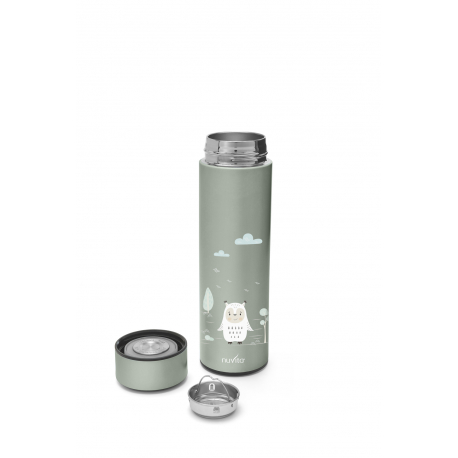 Θερμός υγρών με ψηφιακή ένδειξη θερμοκρασίας Nuvita 4455 Sage Green 500ml