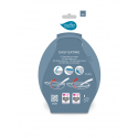 Σετ μπολ και πιάτο Nuvita Easy Eating Powder Blue