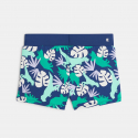 Okaidi Boys' blue dinosaur motif swim shorts