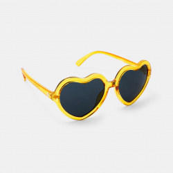 Okaidi Girl's yellow heart sunglasses