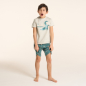 Okaidi Boy's beige crocodile short pyjamas