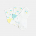 Obaibi Baby girl's lemon socks (pack of 3)