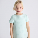 Okaidi Φόρεμα με ζακάρ σχέδιο με ιριδίζοντα μοτίφ για κορίτσια