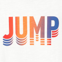 Okaidi T-shirt jersey flamme message Jump bleu garcon