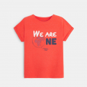 Okaidi T-shirt 60% en coton recycle WE ARE ONE