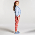 Okaidi Pantalon fluide imprime orange fille
