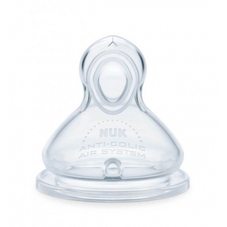 Θηλές σιλικόνης Nuk® First Choice+ Flow Control (6-18m), σετ των 2