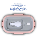 Δοχείο φαγητού ανοξείδωτο Nava® We Care Ροζ 800ml