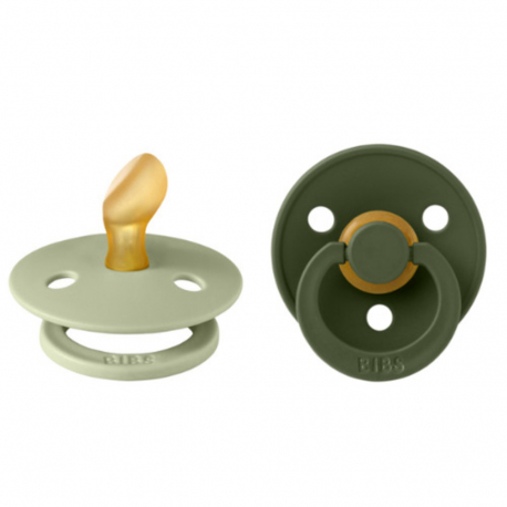 Πιπίλες Bibs® Colour Sage/Hunter Green Ανατομική No1, σετ των 2