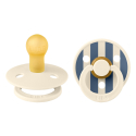 Πιπίλες Bibs® Studio Collection Pin Steel Blue Στρογγυλή No1, σετ των 2