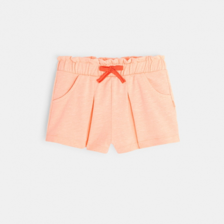Obaibi Short maille imprime bleu bebe fille