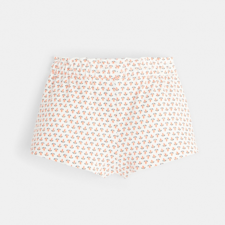 Obaibi Short maille imprime bleu bebe fille