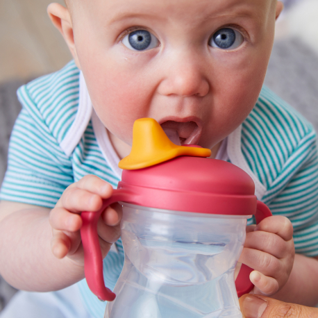 Κύπελλο με στόμιο σιλικόνης B.box Spout Cup Raspberry 240ml