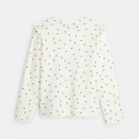 Okaidi T-shirt a epaules volantees jaune fille