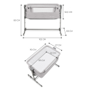 Λίκνο Kinderkraft Neste Up Light Melange