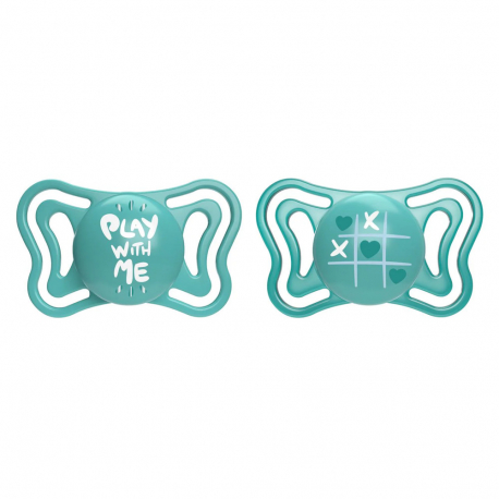 Πιπίλα Chicco PhysioForma Light Σιέλ 16-36m, σετ των 2