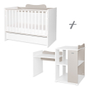 Πολυμορφικό κρεβάτι Lorelli® Multi White - Stone Grey