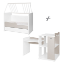 Πολυμορφικό κρεβάτι Lorelli® Multi White - Stone Grey