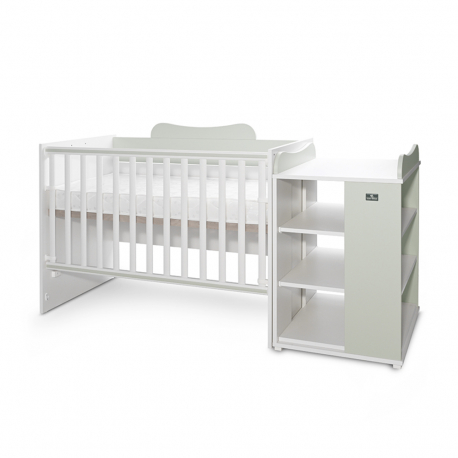 Πολυμορφικό κρεβάτι Lorelli® Multi White - Milky Green