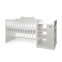 Πολυμορφικό κρεβάτι Lorelli® Multi White - Milky Green