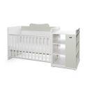 Πολυμορφικό κρεβάτι Lorelli® Multi White - Milky Green