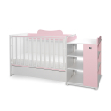 Πολυμορφικό κρεβάτι Lorelli® Multi White - Orchid Pink