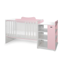 Πολυμορφικό κρεβάτι Lorelli® Multi White - Orchid Pink