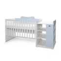 Πολυμορφικό κρεβάτι Lorelli® Multi White - Baby Blue