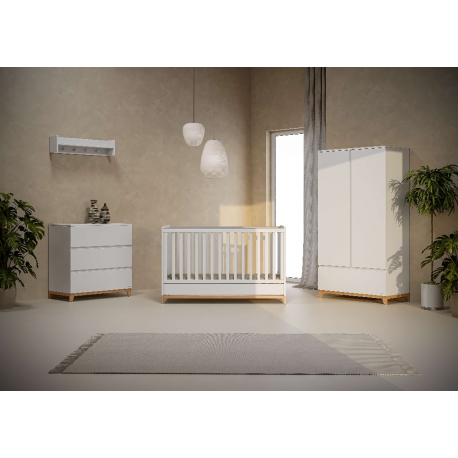 Βρεφική Ντουλάπα Casababy Zoom White