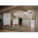 Βρεφική Ντουλάπα Casababy La Maison Λευκό