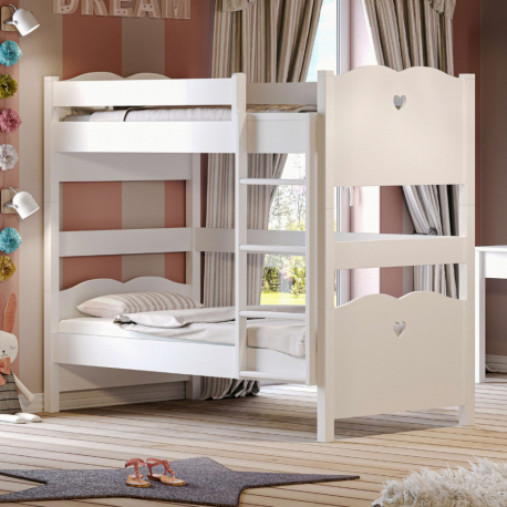 Κουκέτα διαιρούμενη CasaKids Feel 90x190/200 cm με αποσπώμενη σκάλα