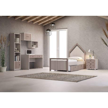 Ράφι τοίχου ορθογώνιο με πορτάκια CasaKids Rectangle