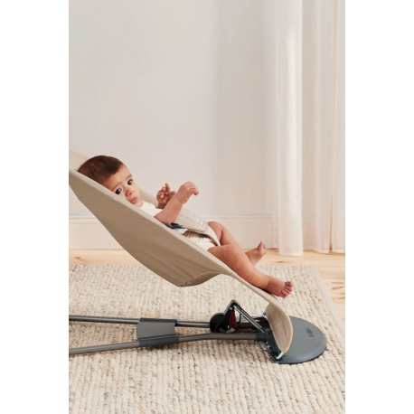 Ριλάξ Babybjorn Balance Soft Woven Khaki/Beige