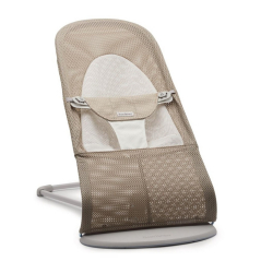 Ριλάξ Babybjorn Balance Soft Mesh Grey beige/White