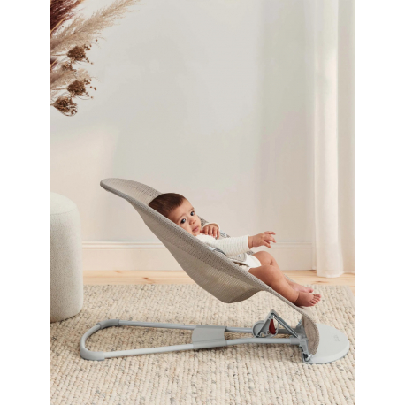 Ριλάξ Babybjorn Balance Soft Mesh Grey beige/White
