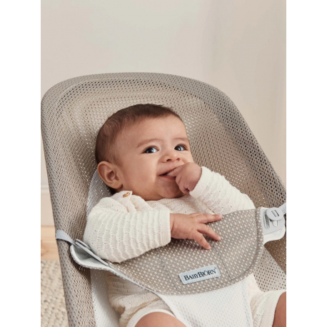 Ριλάξ Babybjorn Balance Soft Mesh Grey beige/White