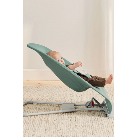 Ριλάξ Babybjorn Balance Soft Woven/Jersey Light sage/Grey