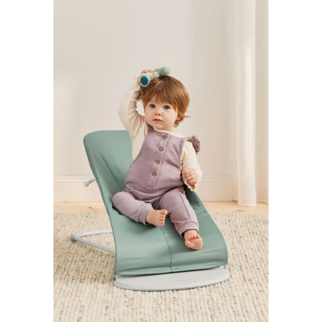 Ριλάξ Babybjorn Balance Soft Woven/Jersey Light sage/Grey
