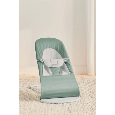 Ριλάξ Babybjorn Balance Soft Woven/Jersey Light sage/Grey