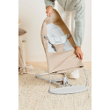 Ριλάξ Babybjorn Balance Soft Woven/Jersey Beige/Grey