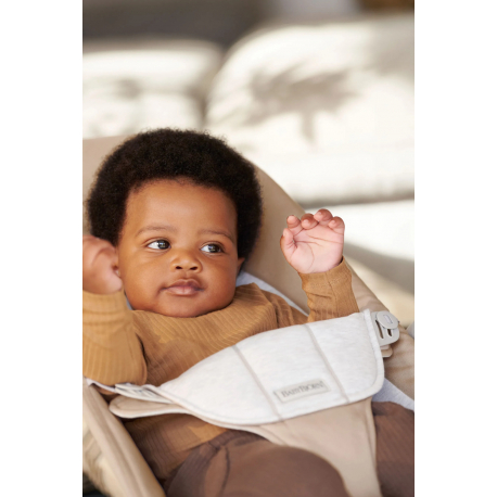 Ριλάξ Babybjorn Balance Soft Woven/Jersey Beige/Grey
