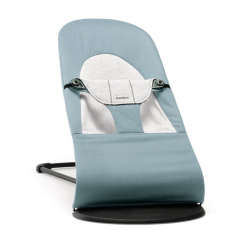 Ριλάξ Babybjorn Balance Soft Woven/Jersey Blue/Grey