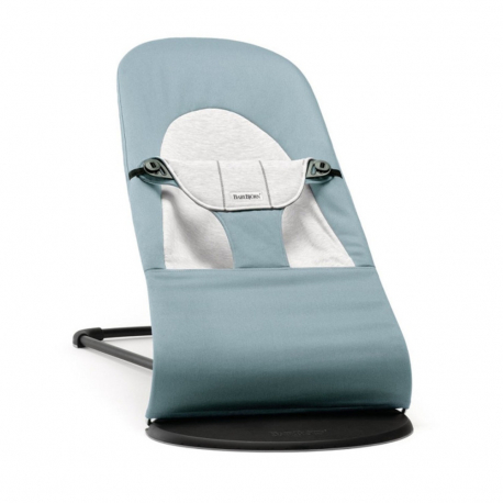 Ριλάξ Babybjorn Balance Soft Woven/Jersey Blue/Grey